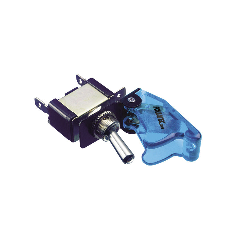 Foliatec Kill Switch On/Off sans LED - cache bleu-transparent - 1 pièce