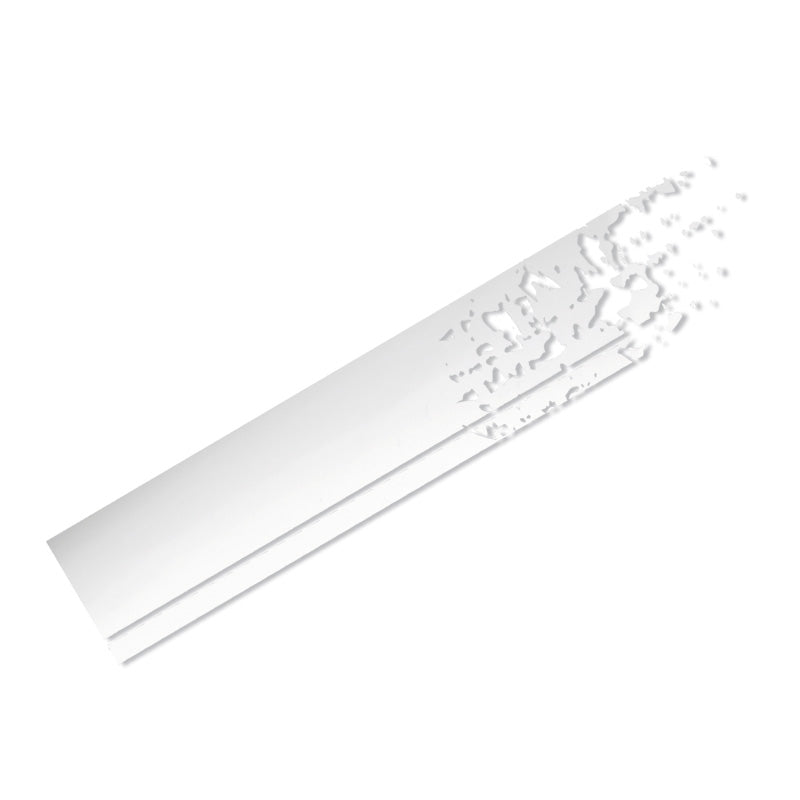 Foliatec Sticker Cardesign - Stripes - blanc mat - longueur 150cm x largeur 22cm
