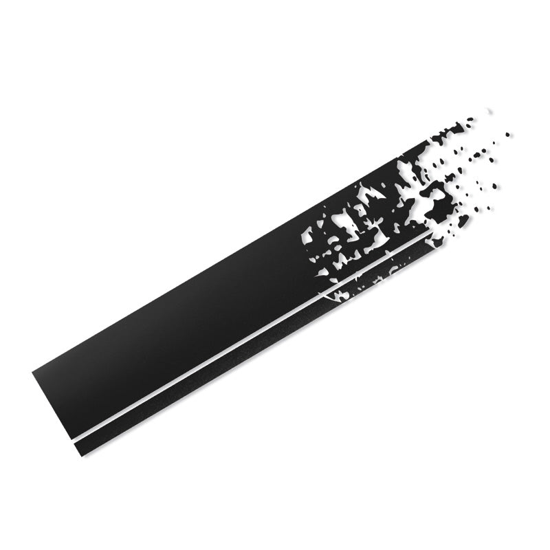 Foliatec Sticker Cardesign - Stripes - noir mat - longueur 150cm x largeur 22cm