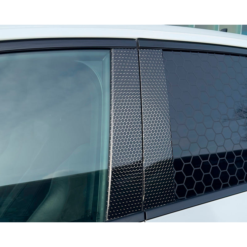 Foliatec, Design film B-pillar, High-gloss Black, Set of 2 pieces