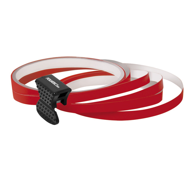 Foliatec PIN-Striping velgdesign rood - Breedte = 6mm: 4x2,15 meter