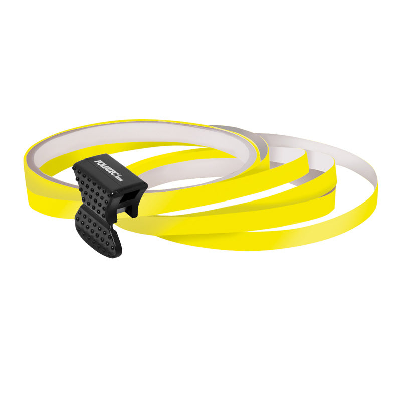 Foliatec PIN-Striping velgrandesign geel - breedte = 6mm: 4x2,15 meter