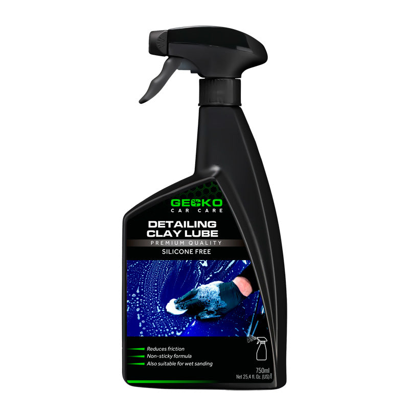 Gecko, Clay Detailing Spray, 750ml, Effective Lubricant for Preparation