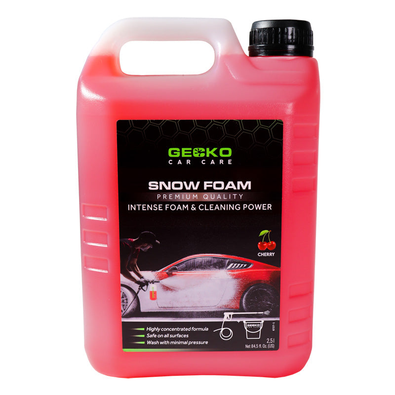 Gecko, Powerful Snow Foam Shampoo - 2,5 liter - Cherry Scent