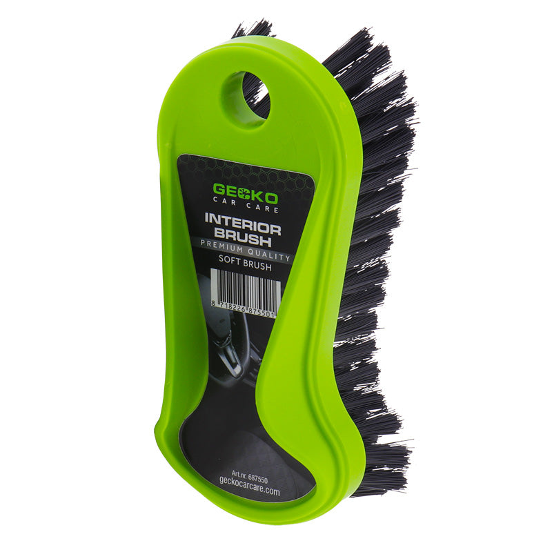 Gecko, Soft Cleaning Brush for Interior - Multifunctional - Nylon Bristles
