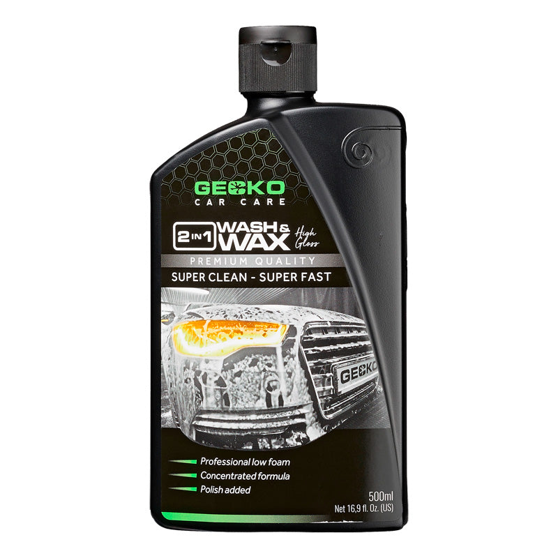 Gecko, 2-in-1 Wash & Wax Shampoo - 500ml