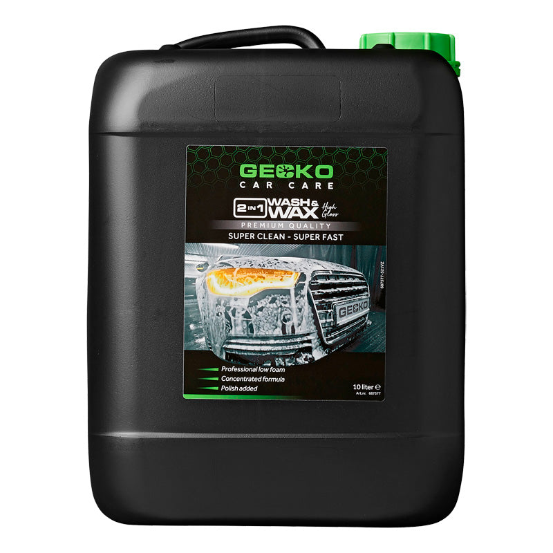 Gecko, 2in1 Wash & Wax - 10 Liter