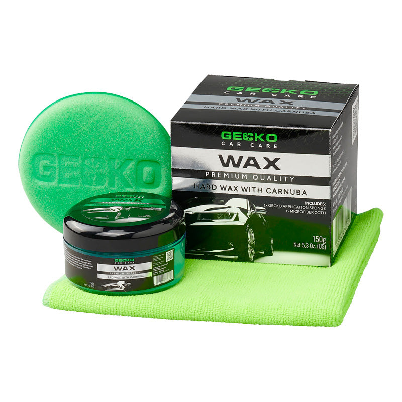 Gecko, Hard Wax for Car - 150ml - Long-lasting Protection and Shine