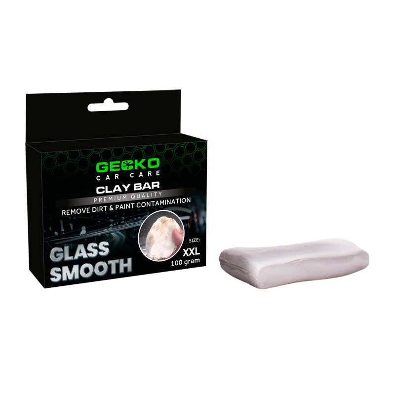 Gecko, Clay Bar 100g, soin automobile efficace pour la peinture, le verre, le plastique et le métal