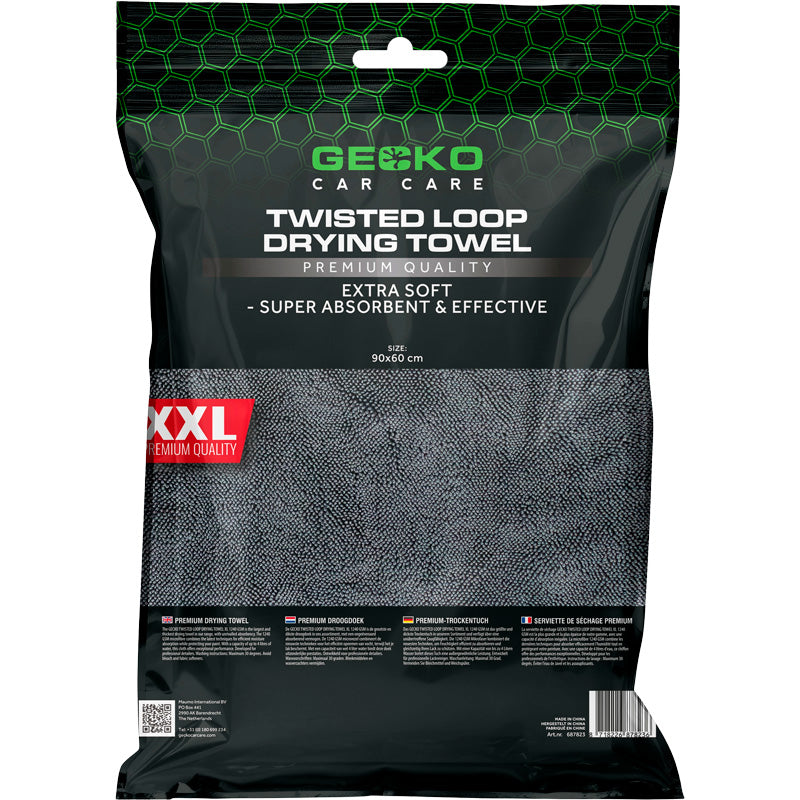 Gecko, Twisted Loop Drying Towel, 90x60 cm