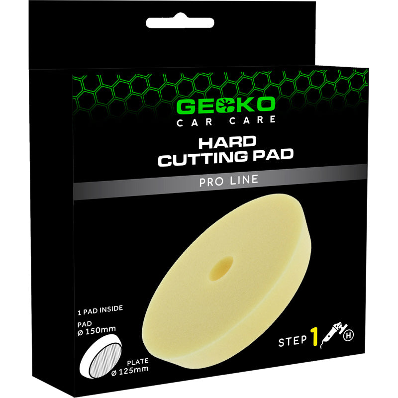 Gecko, Polishing Pad Hard Yellow 150mm, 1pc