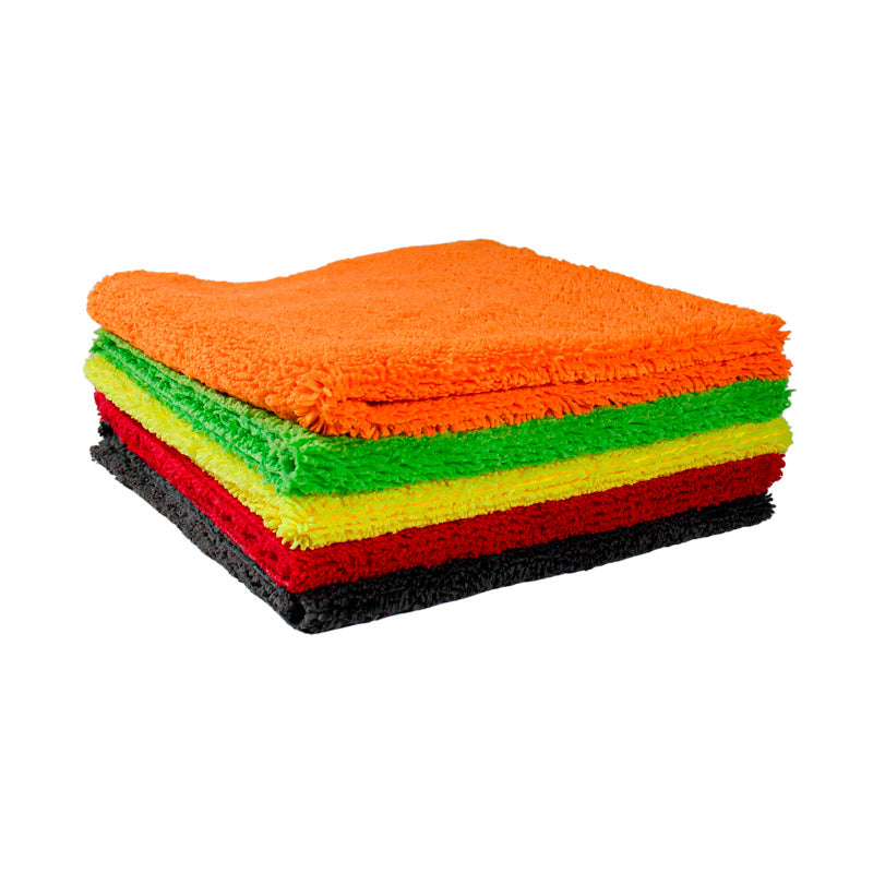 Gecko, Professional Microfiber Cloth Set, Edgeless, 5 pieces, 40x40 cm