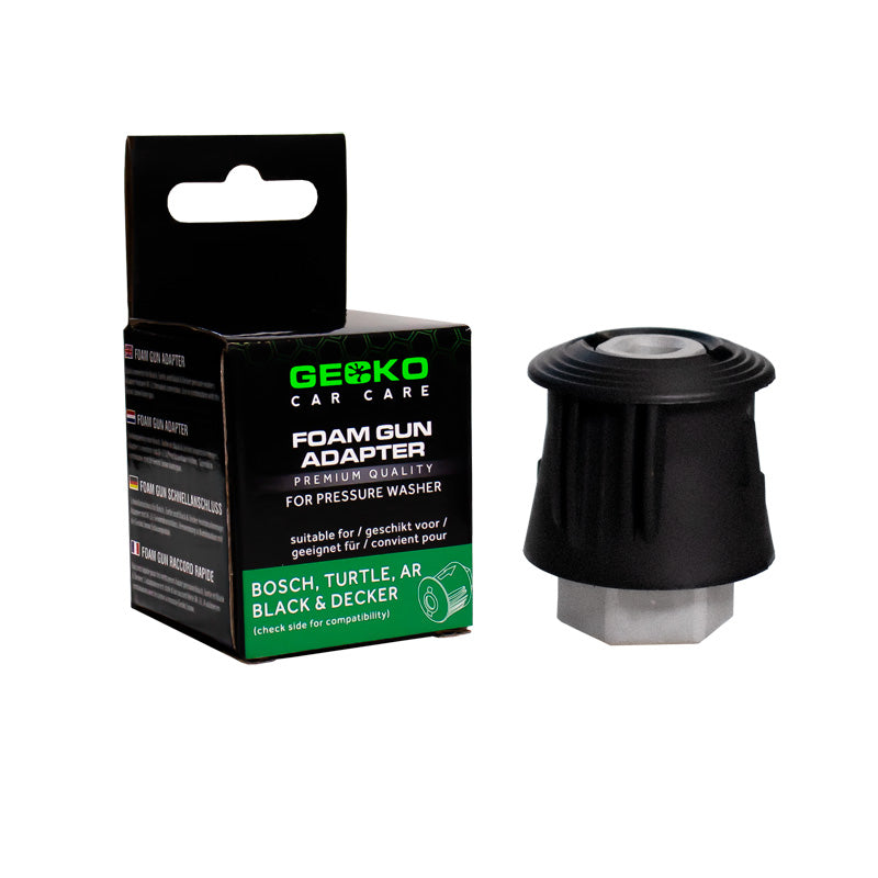 Gecko, M22 Quick Connector for Snowfoam Gun - fits Bosch/Turtle/AR/sort & Decker