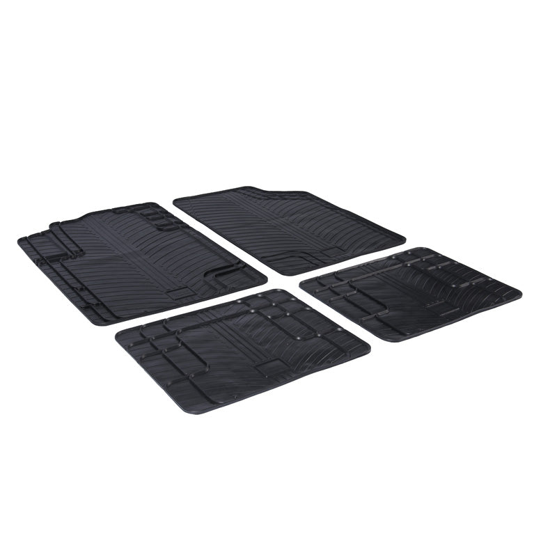 Rubberen automatten set Universeel T-MultiForm (T-profiel 4-delig)