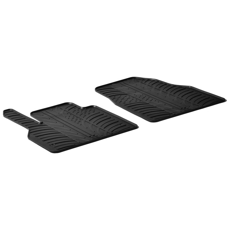 Gledring, tapis en caoutchouc, compatibles avec Renault Kangoo 2008-2021 & Mercedes Citan 2012-2021 & Nissan NV250 2019- (profil TK 2 pièces)
