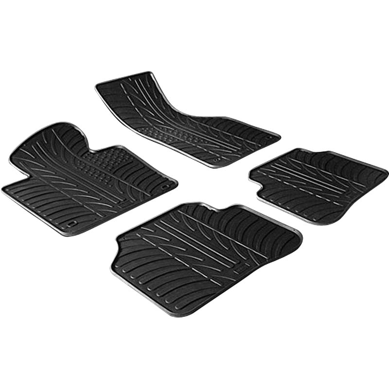 Gledring, tapis en caoutchouc, convient à Volkswagen Passat 3C 2005-2010 (profil T 4 pièces + clips)