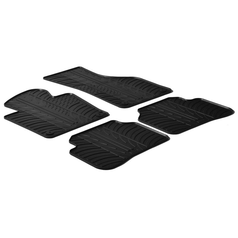 Gledring, rubbermatten, past op Volkswagen Passat 2010-2014 / Volkswagen Passat CC (T profile 4-delige + clips)
