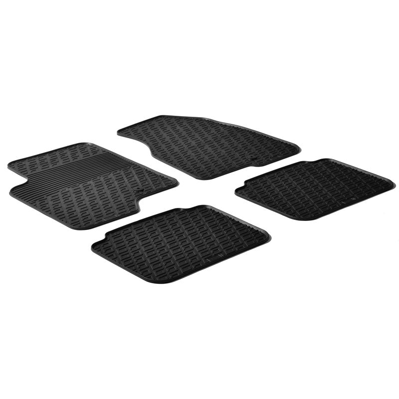 Gledring, tapis en caoutchouc, convient à Chevrolet Captiva / Opel Antara 2006- (profil G 4 pièces + clips)