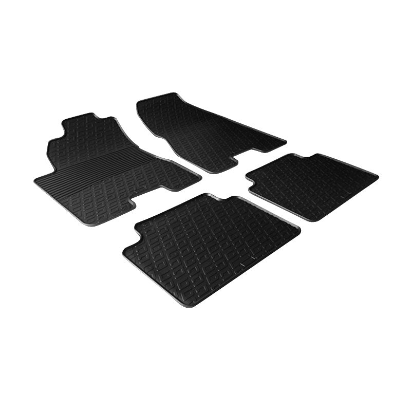 Gledring, Rubber Floor Mats, Fits Hyundai Tucson / Kia Sportage 2004-2010 (G profile 4-piece)