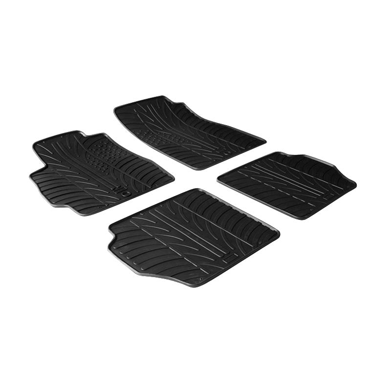 Gledring, Rubber Mats, Fits Mazda 2 2007-2014 (T profile 4 pieces)