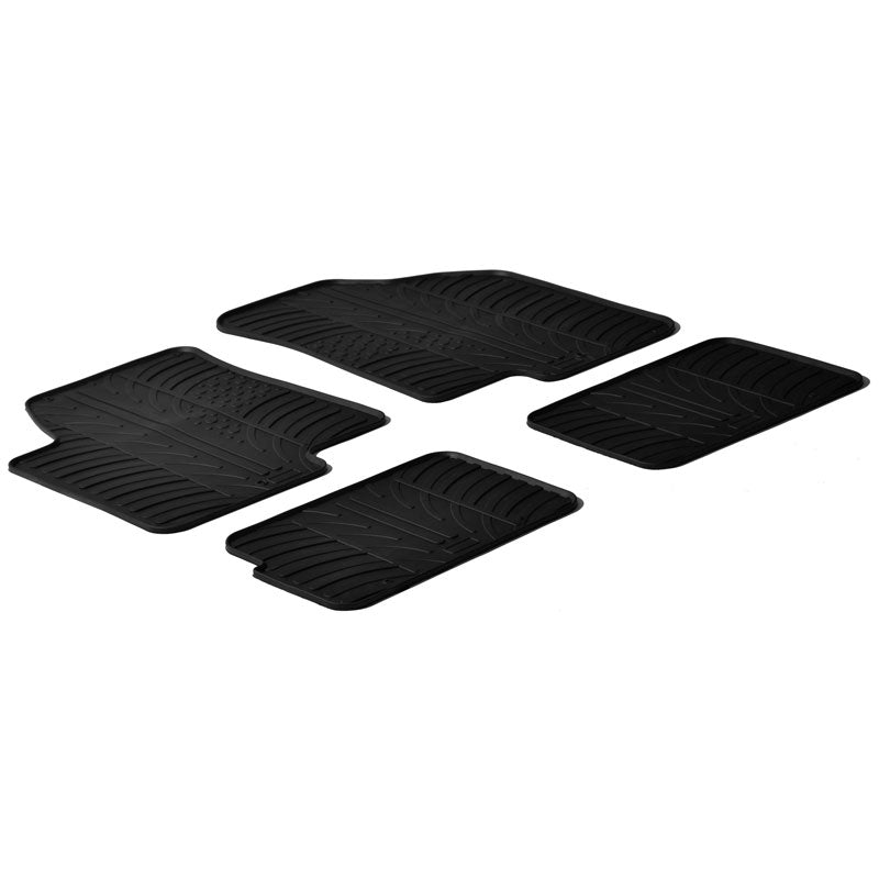 Gledring, Rubber mats, fits Kia Soul 2009-2014 (T profile 4 pieces)