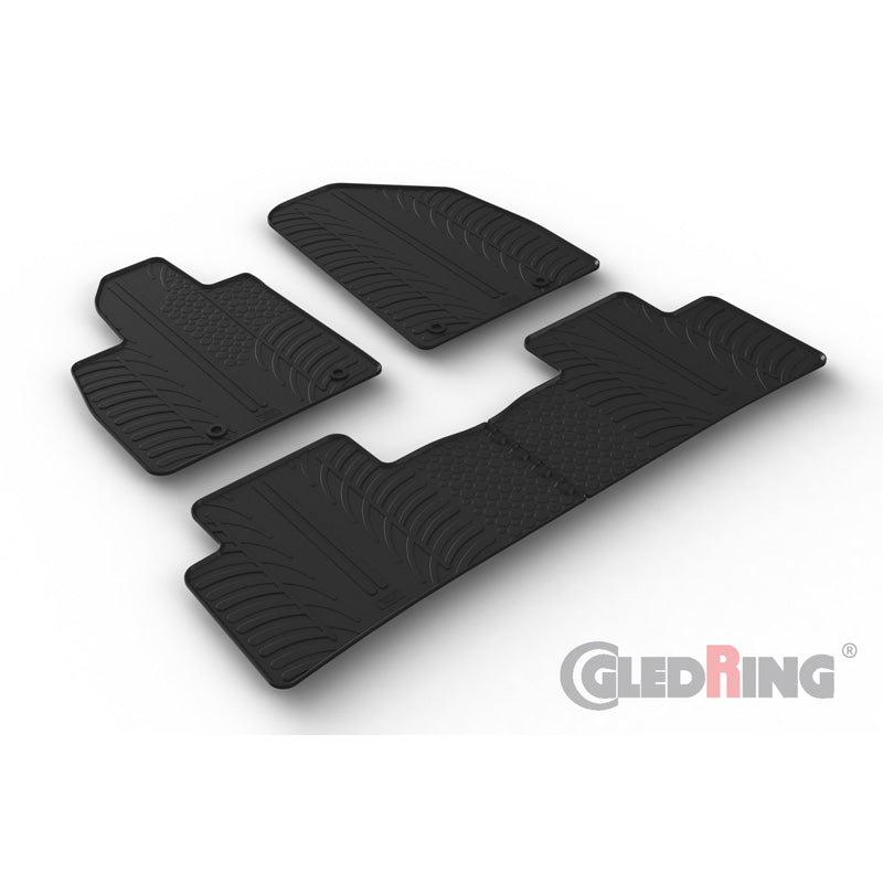 Gledring, rubbermatten, geschikt voor MG Marvel R (EV) 2021- (T-profiel 4-delig)