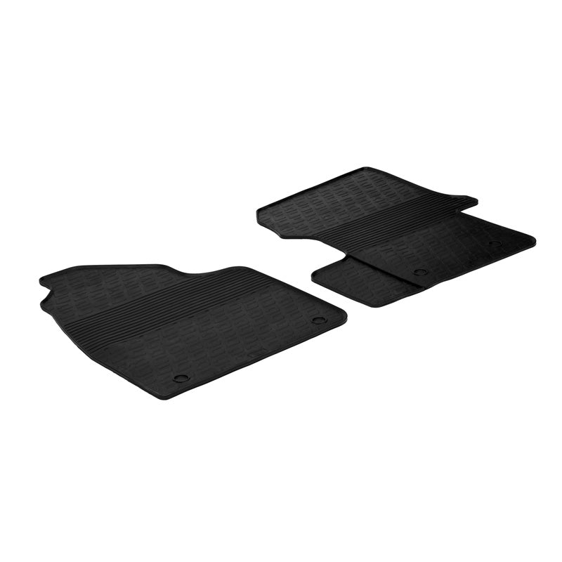 Gledring, Rubber floor mats, Fits Mercedes Sprinter & Volkswagen Crafter 2006-2017 (G profile 2 pieces)