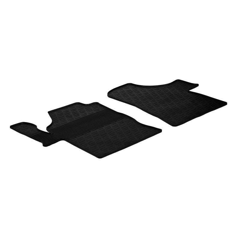 Gledring, rubbermatten, geschikt voor Mercedes Viano/Vito 2010-2014 (G-profiel 2-delig)