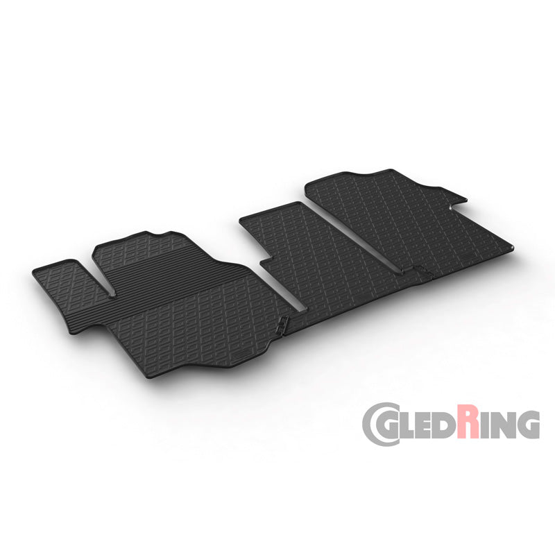Gledring, tapis en caoutchouc, compatibles avec Volkswagen Crafter 2017- & MAN TGE 2017- (profil G 3 pièces)
