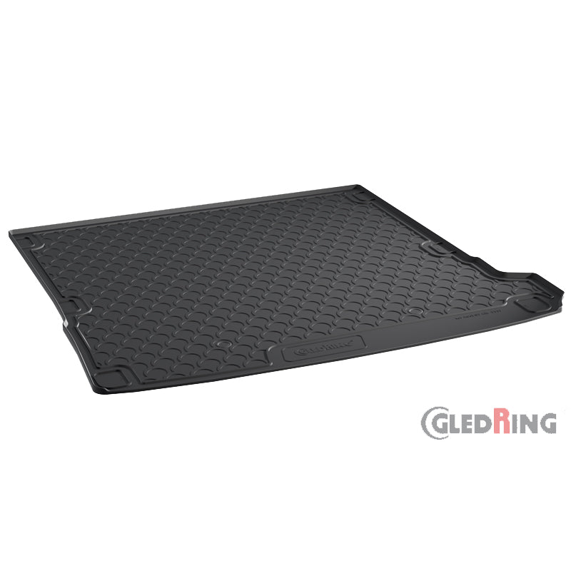 Gledring, rubberen bagageruimmat, past op Audi Q7 2015- (5-persoons)