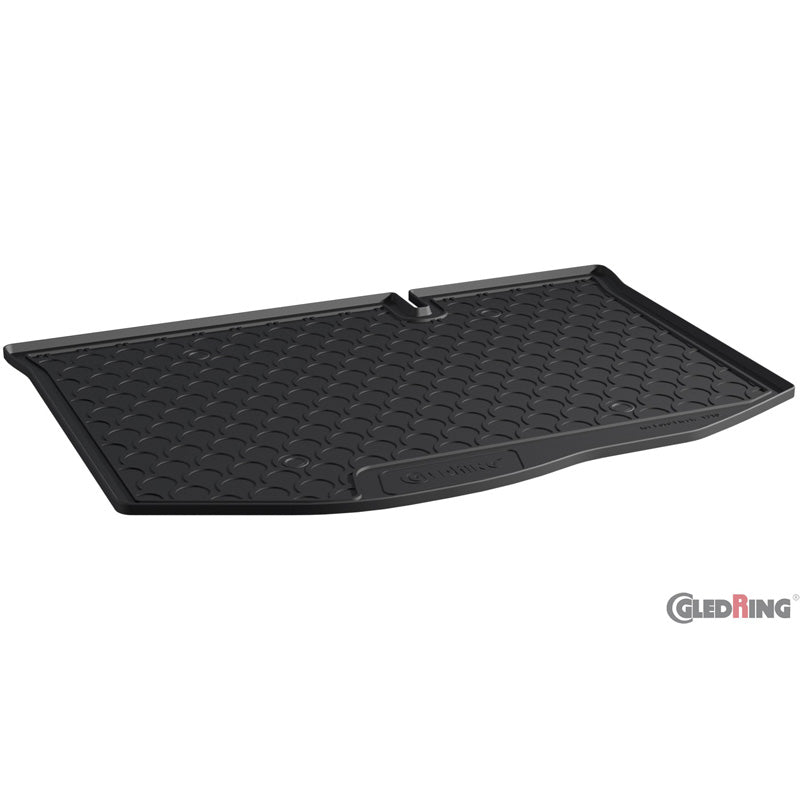 Gledring, Rubber trunk mat, fits Ford Fiësta VII 5-doors 2008-2017 (Lower floor)