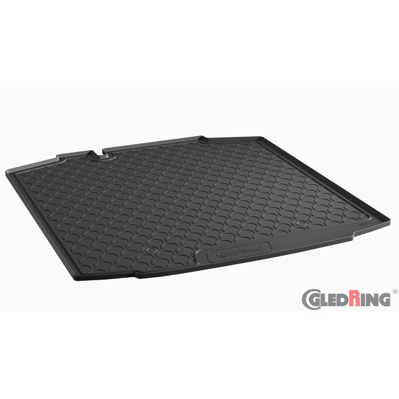 Gledring, rubber trunk mat, fits Seat Toledo & Skoda Rapid Sedan 2012- (Lower floor)