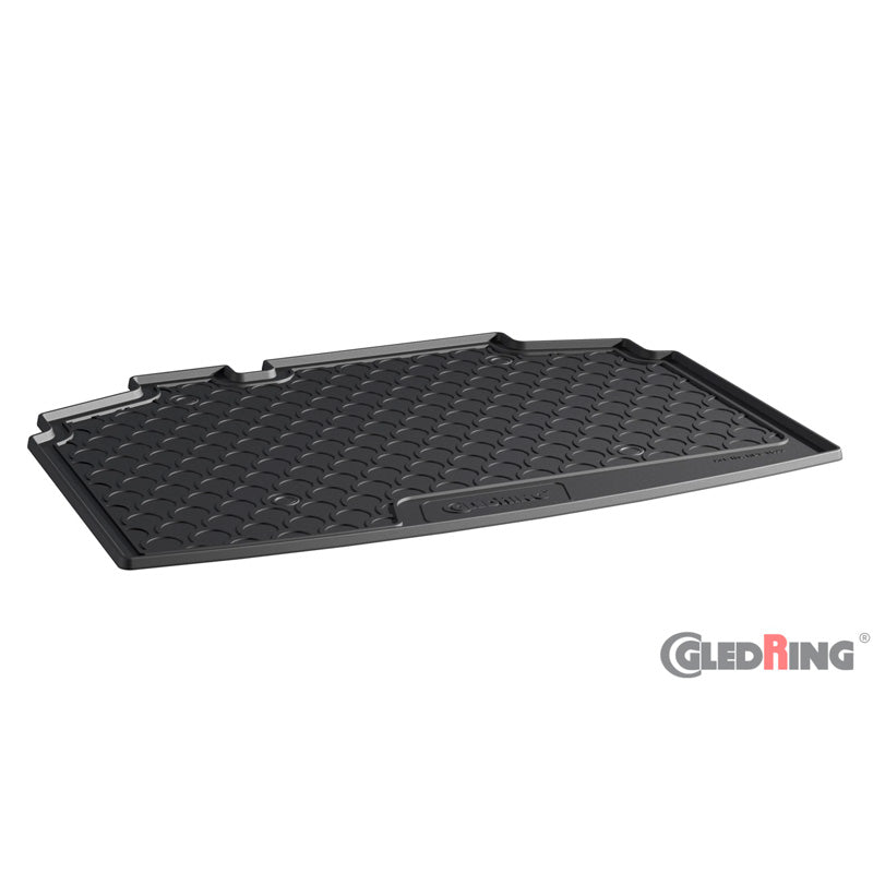 Gledring, Tapis de coffre en caoutchouc, compatible avec Skoda Fabia IV HB 5-doors 2021- (Plancher inférieur)