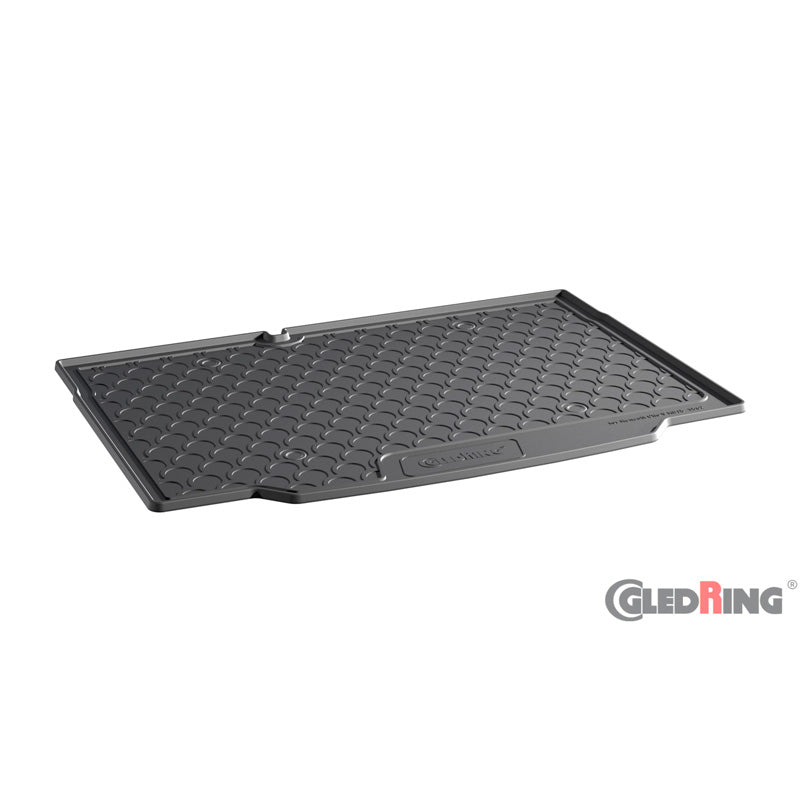 Gledring, Tapis de coffre en caoutchouc, compatible avec Renault Clio E HB 5-doors 2019- (Plancher inférieur)