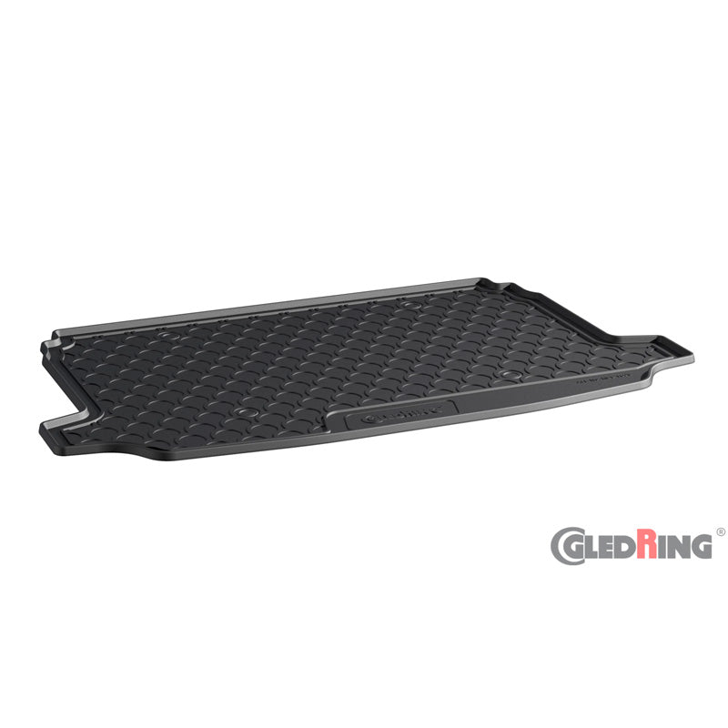 Gledring, Tapis de coffre en Rubbasol, Convient à Fiat 600 Hybrid 2024-, avec bord haut