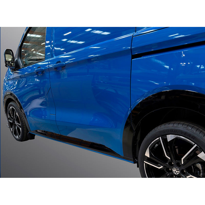 RGM, Body Side Moldings, Gloss Black, 5-Piece Set, Fits Volkswagen Transporter T7 (2024-) & Ford Transit/Tourneo Custom (2023-), short wheelbase