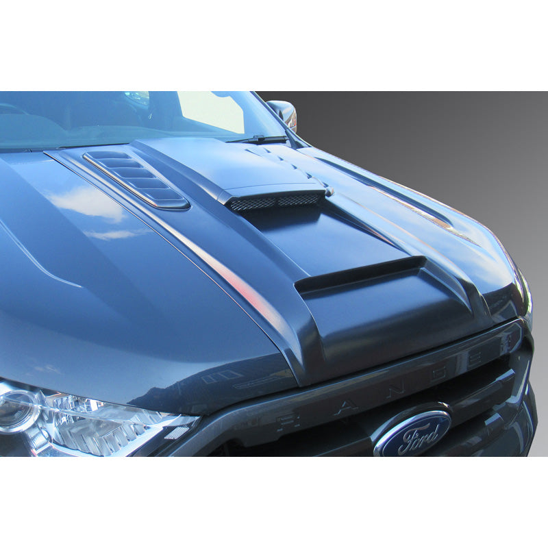 RGM, admission d'air, convient pour Ford Ranger (TKE) Facelift 2016-2022 - (ABS) Noir
