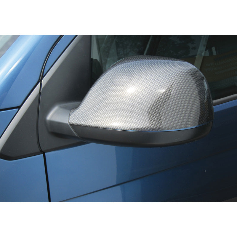 RGM, Set Mirror Covers, fits Volkswagen Transporter T6 2015- Carbon-Look