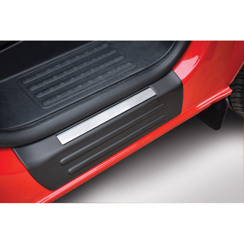 RGM, dorpelbeschermers, past op Volkswagen Transporter T5/T6/T6.1 - met roestvrijstalen inlegstukken - set van 2 stuks