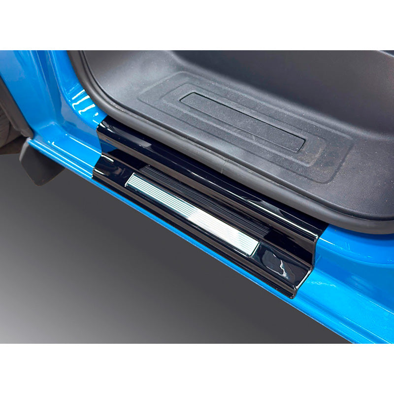 RGM, Sill Protectors, ABS & Stainless Steel, 2 pcs., Fits Ford Transit Custom / Tourneo Custom (2023-) & Volkswagen Transporter T7 (2024-)