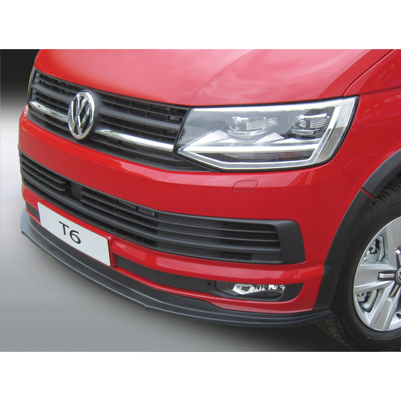 RGM, Front spoiler lip, fits Volkswagen Transporter T6 2015-2020 Black