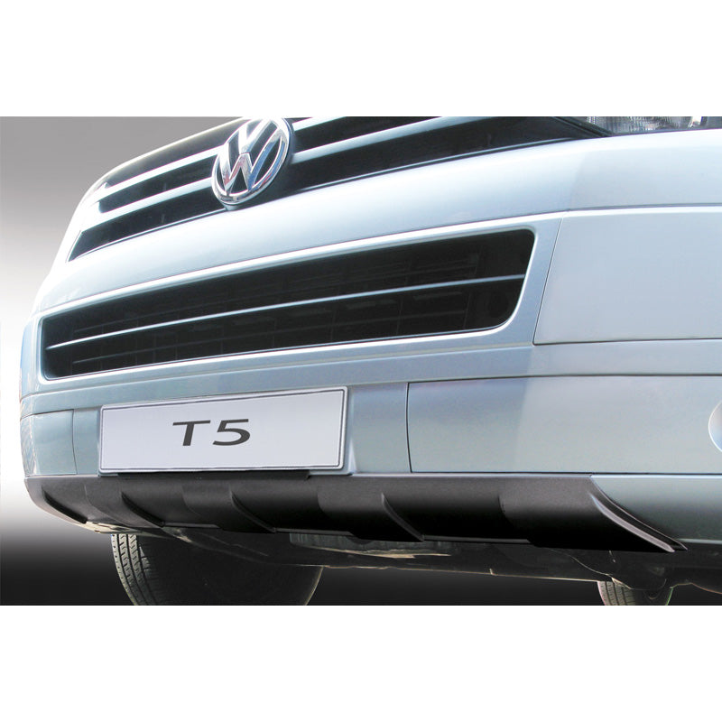 RGM, Front spoiler 'Skid-Plate', fits Volkswagen Transporter T5 Facelift 2010-2015 - Black (ABS)