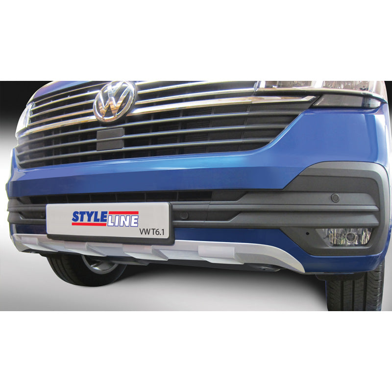 RGM, Front spoiler 'Skid-Plate', Fits Volkswagen Transporter T6.1 2020- Silver (ABS)