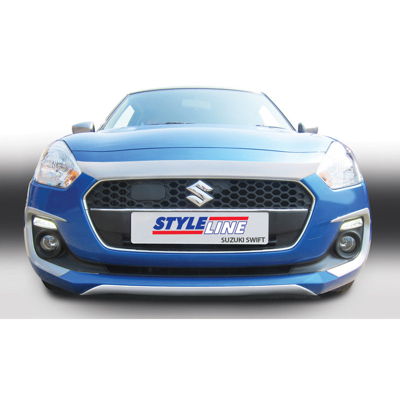 RGM, Front spoiler 'Skid-Plate', Fits Suzuki Swift IV 5-doors excl. Sport 5/2017- Silver