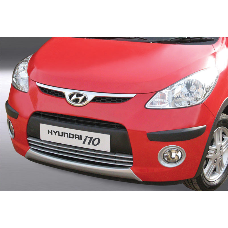 RGM, Front spoiler 'Skid-Plate', Fits Hyundai i10 2008-2011 - silver (ABS)