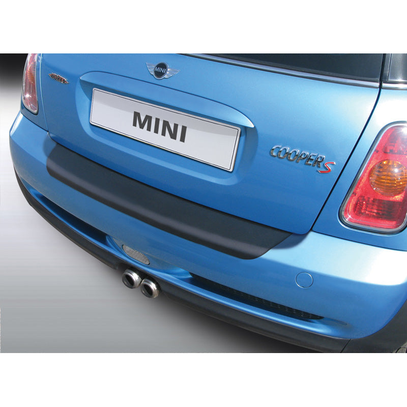 RGM, protection de pare-chocs arrière, plastique ABS, compatible avec BMW Mini One/Cooper 2004-2006 Noir