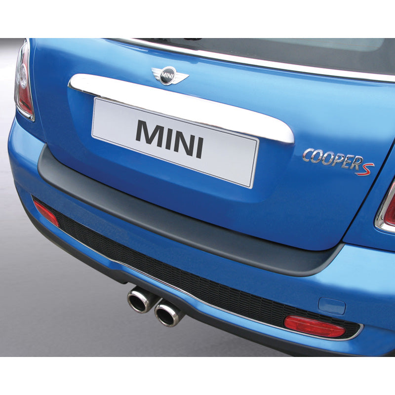 RGM, Rear bumper protector, ABS plastic, fits BMW Mini One/Cooper(incl S & JCW)/Cabrio/Coupé/Roadster 2006- Black