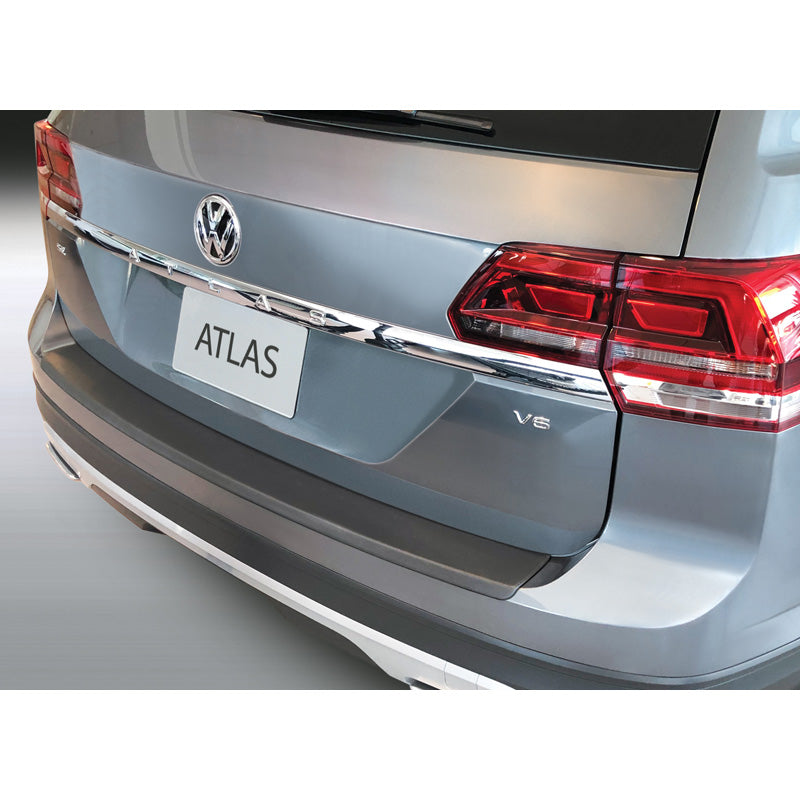 RGM, protège-pare-chocs arrière, plastique ABS, compatible avec Volkswagen Atlas 05/2017- Noir