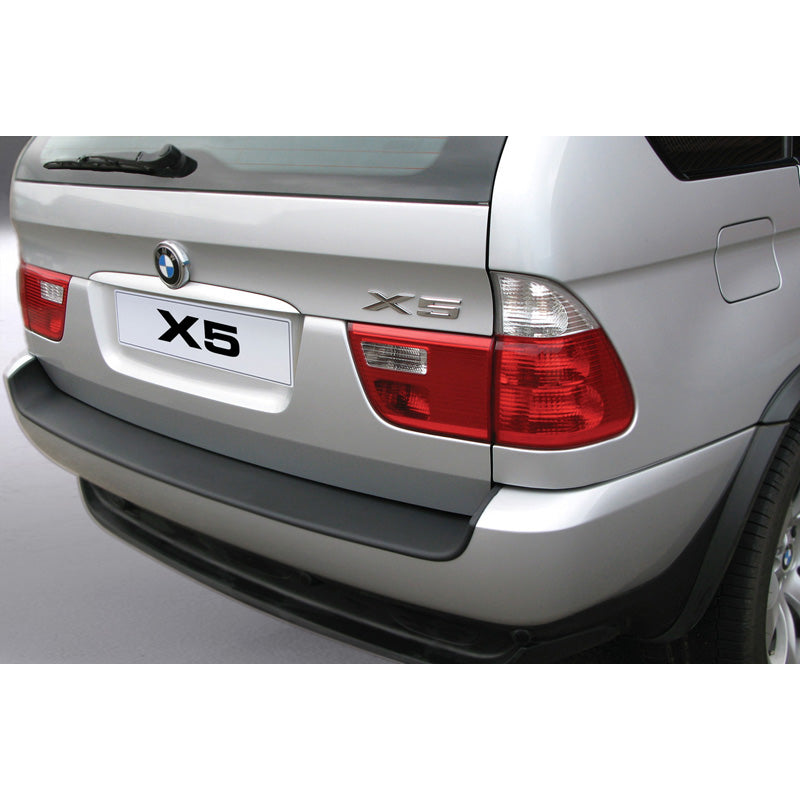 RGM, protège-pare-chocs arrière, plastique ABS, compatible avec BMW X5 2000-2007 Noir