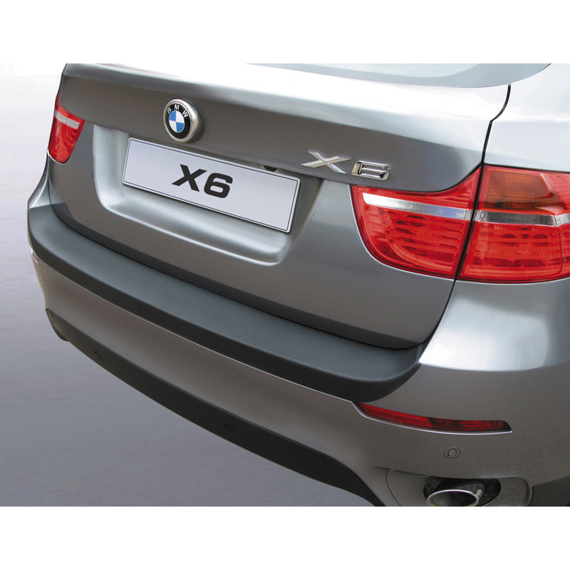 RGM, achterbumperbeschermer, ABS kunststof, past op BMW X6 E71 5/2008-3/2012 Black